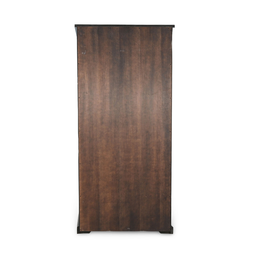 Elena Tall Cabinet from Sunny Designs, Inc. in Black Solid Wood - Additional view 5