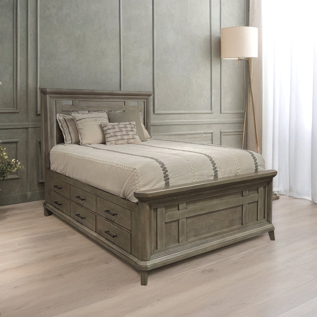 Cama con almacenamiento Haven