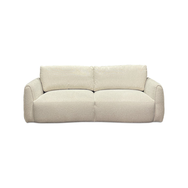 Jasmine Sofa from Kuka Home in Beige Polyester - Alternate angle