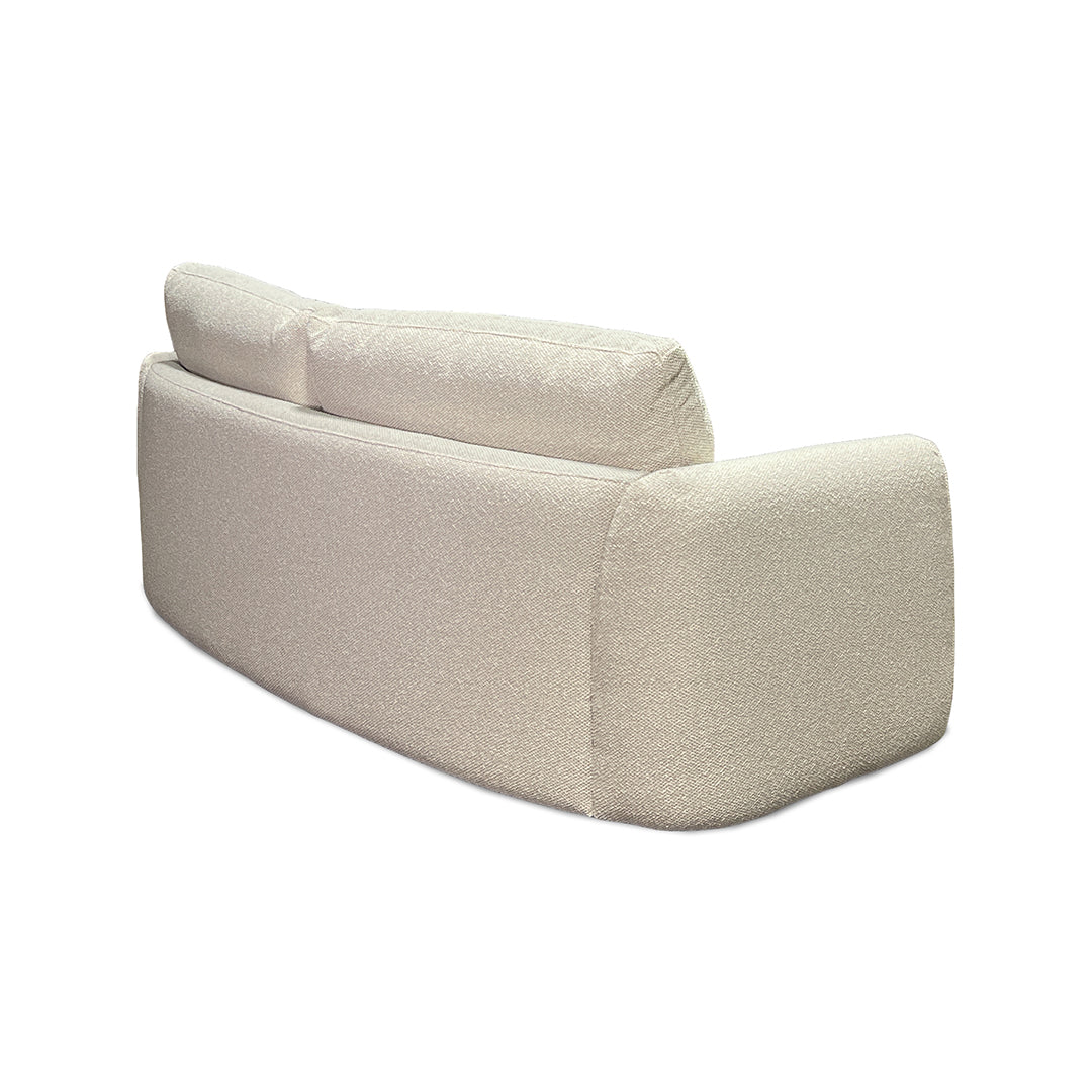 Jasmine Sofa from Kuka Home in Beige Polyester with Reversible Cushions - Additional view 4