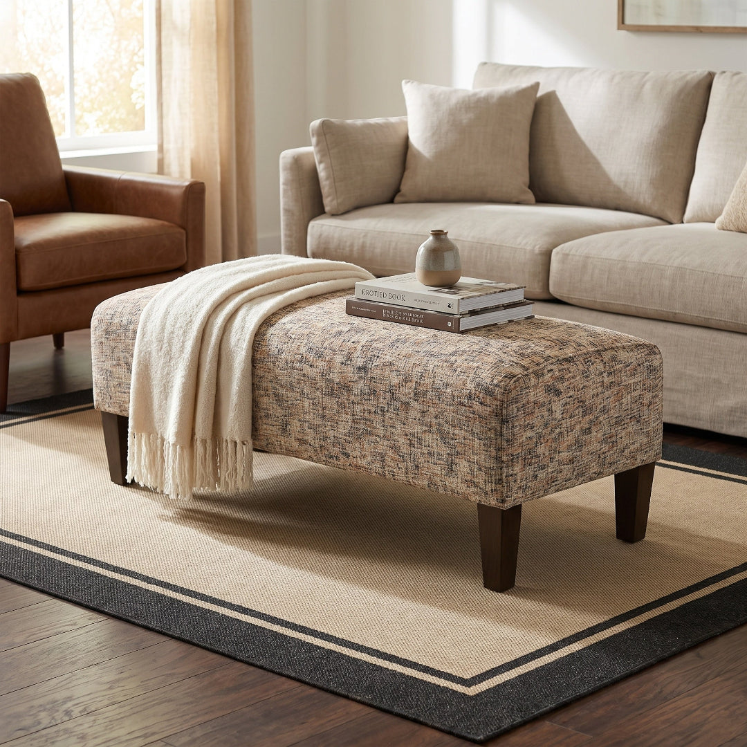 Multicolor Jasper Ottoman from Best Home Furnishings - Alternate angle