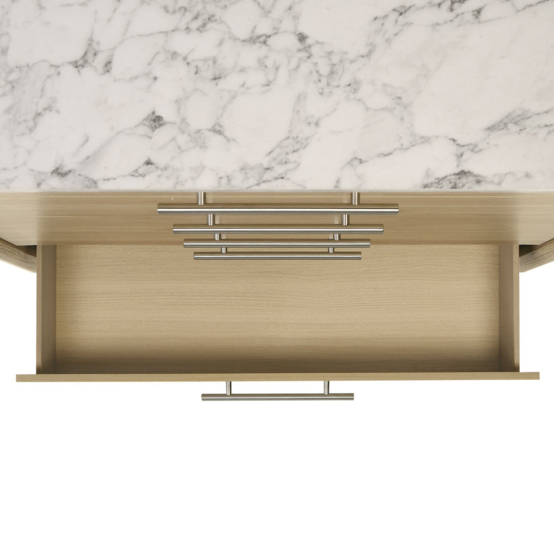 Jonas Chest from Elements International in Beige Faux Marble - Additional view 5