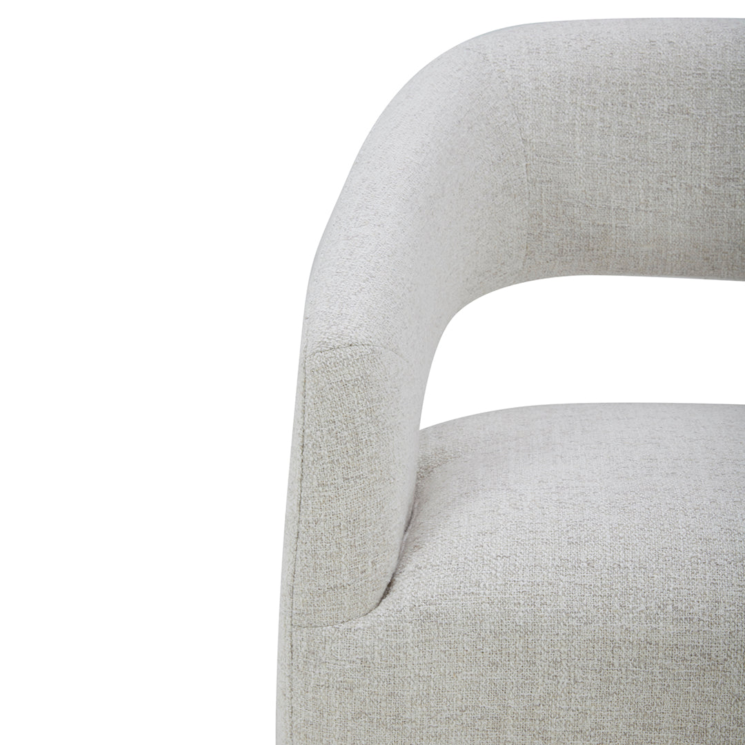 Silla de comedor tapizada Nathan
