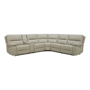Relax Avenue Power Sectional (6pc) - Grey