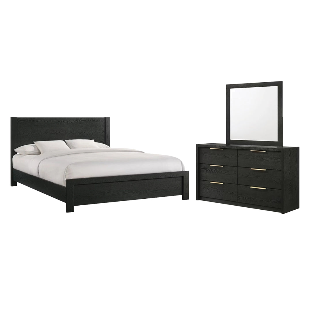 Southbend Bedroom Group from Elements International in Queen Black - Additional view 15