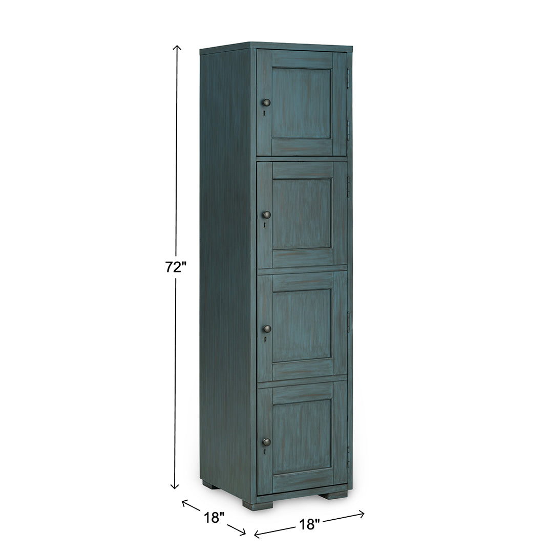 Lake House Locker from Legacy Classic Furniture in Veneer - Blue finish