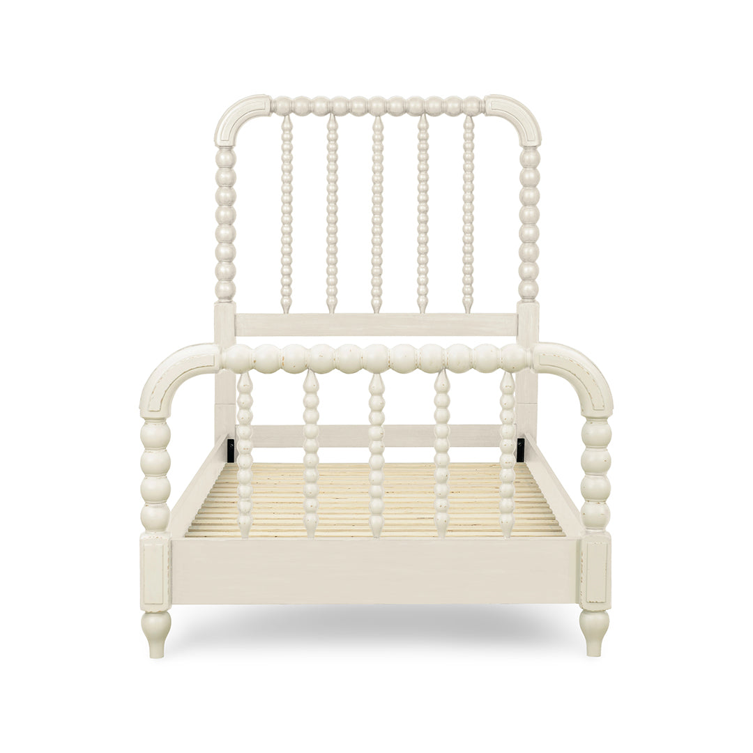 Lake House White Spindle Bed from Legacy Classic Furniture in Queen Veneer - White finish