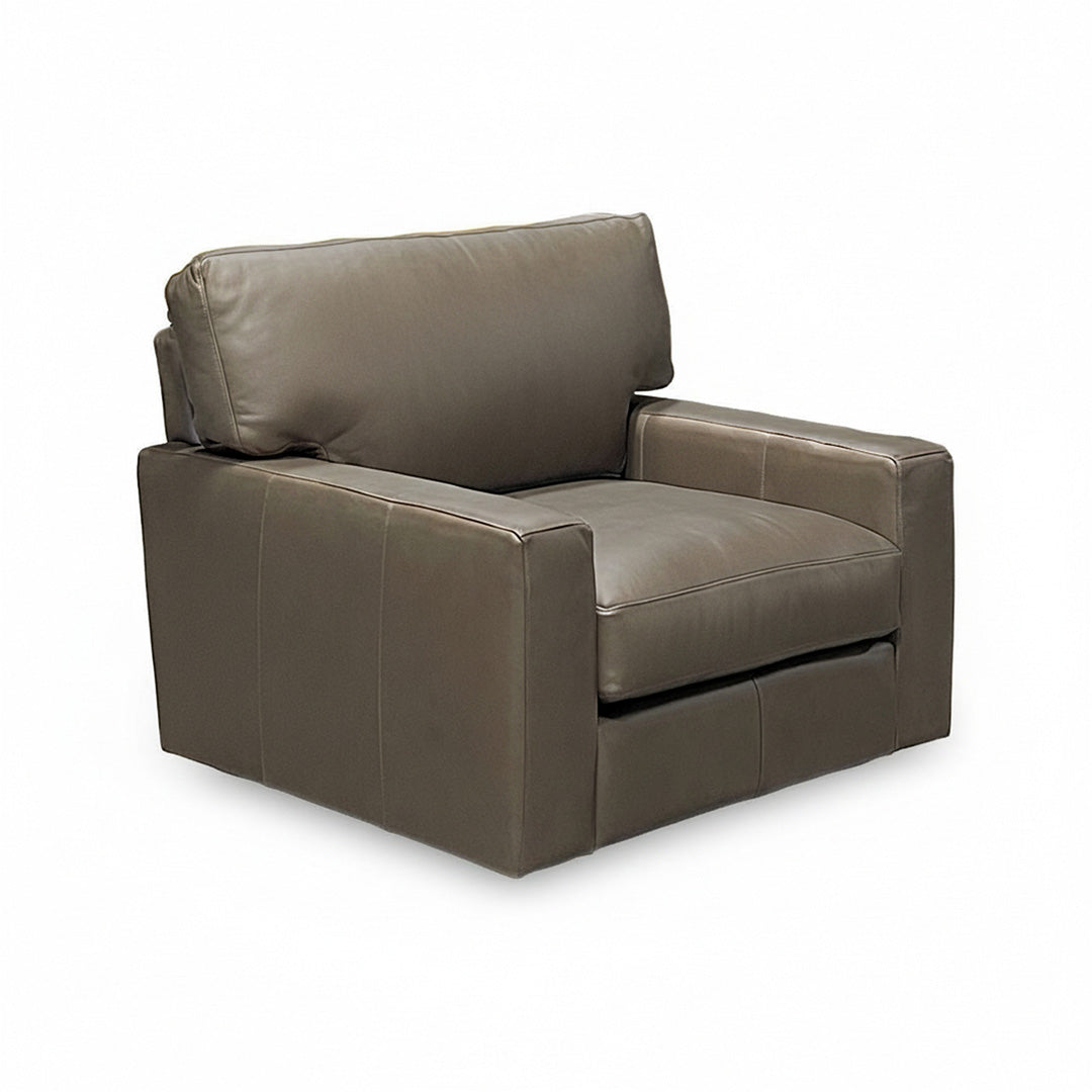 Layla Leather Swivel Chair