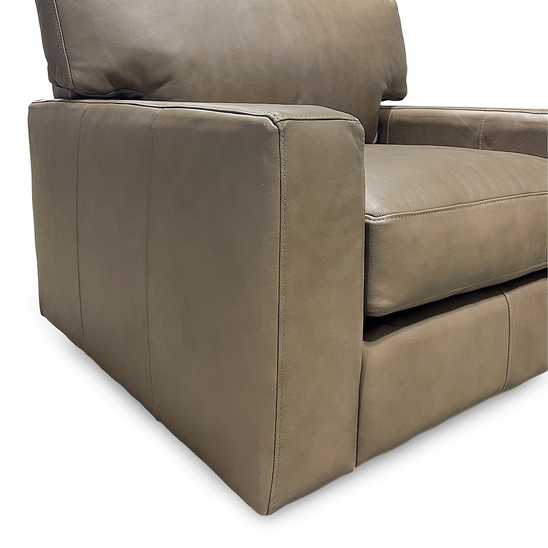 Layla Leather Swivel Chair