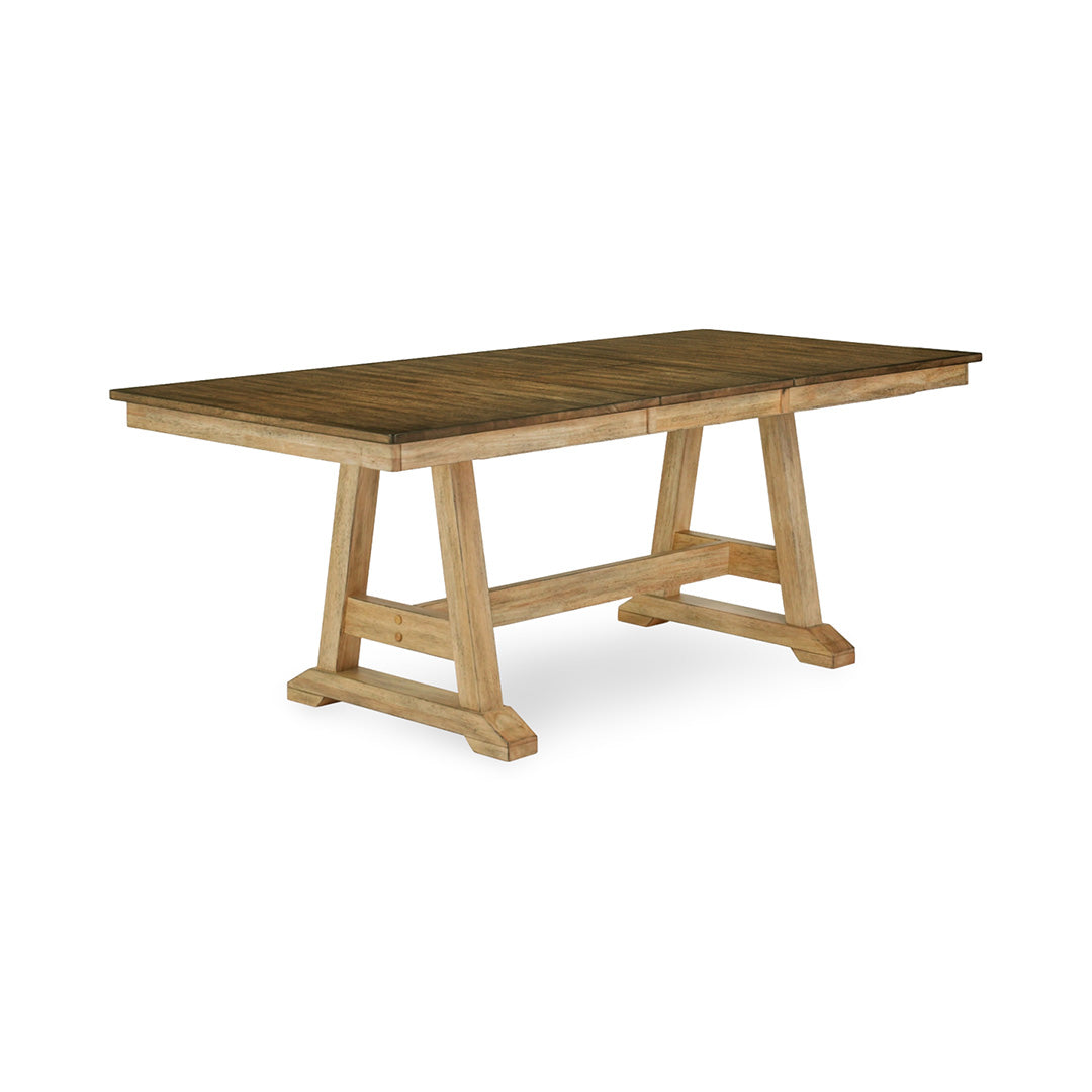 Lindsey Farm Dining Set (5pc) (Seats 6-8) from Liberty Furniture in Veneer with Butterfly Leaf, Extension Leaf - Armrest detail