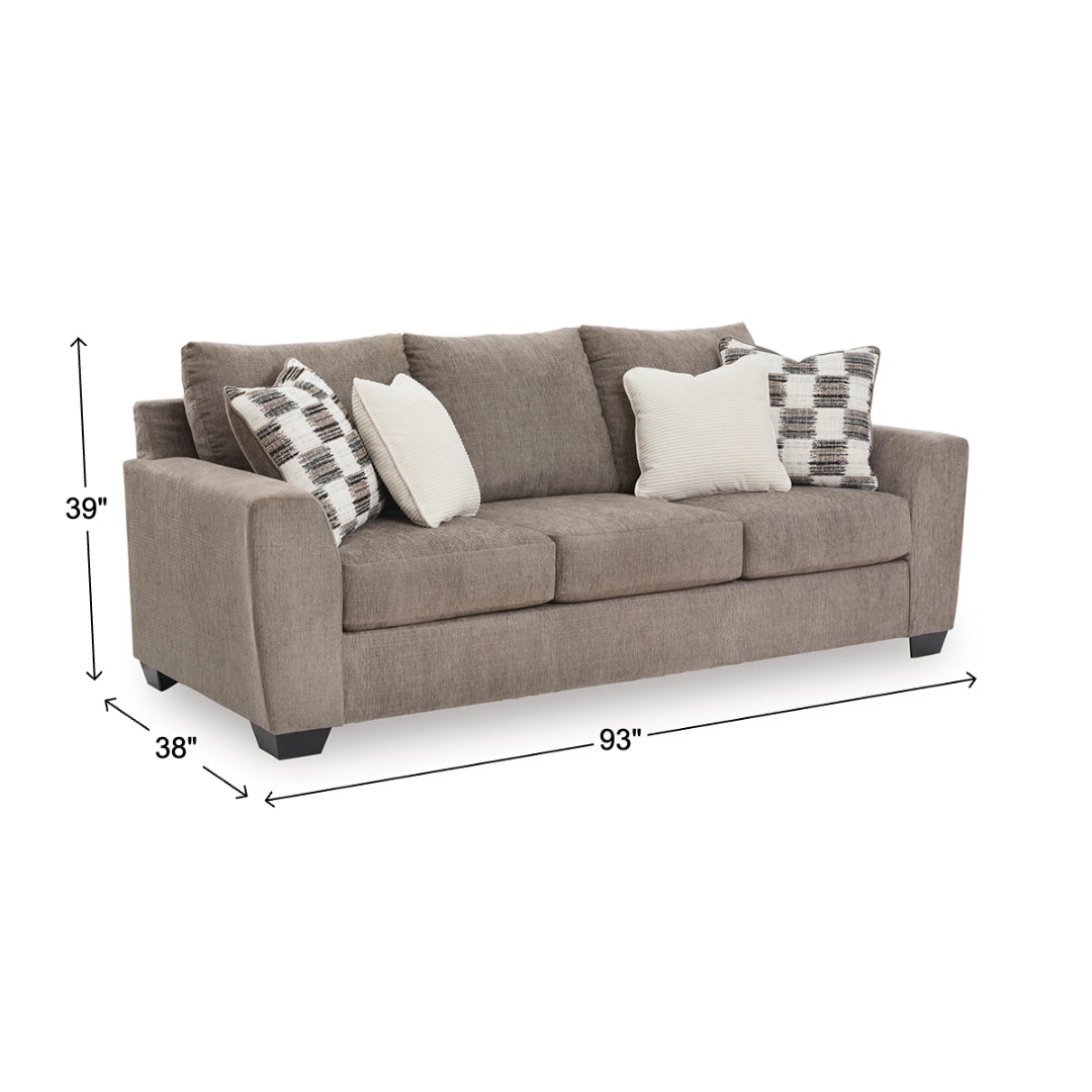 Loreo Sofa from Signature Design by Ashley in Chenille - Beige finish