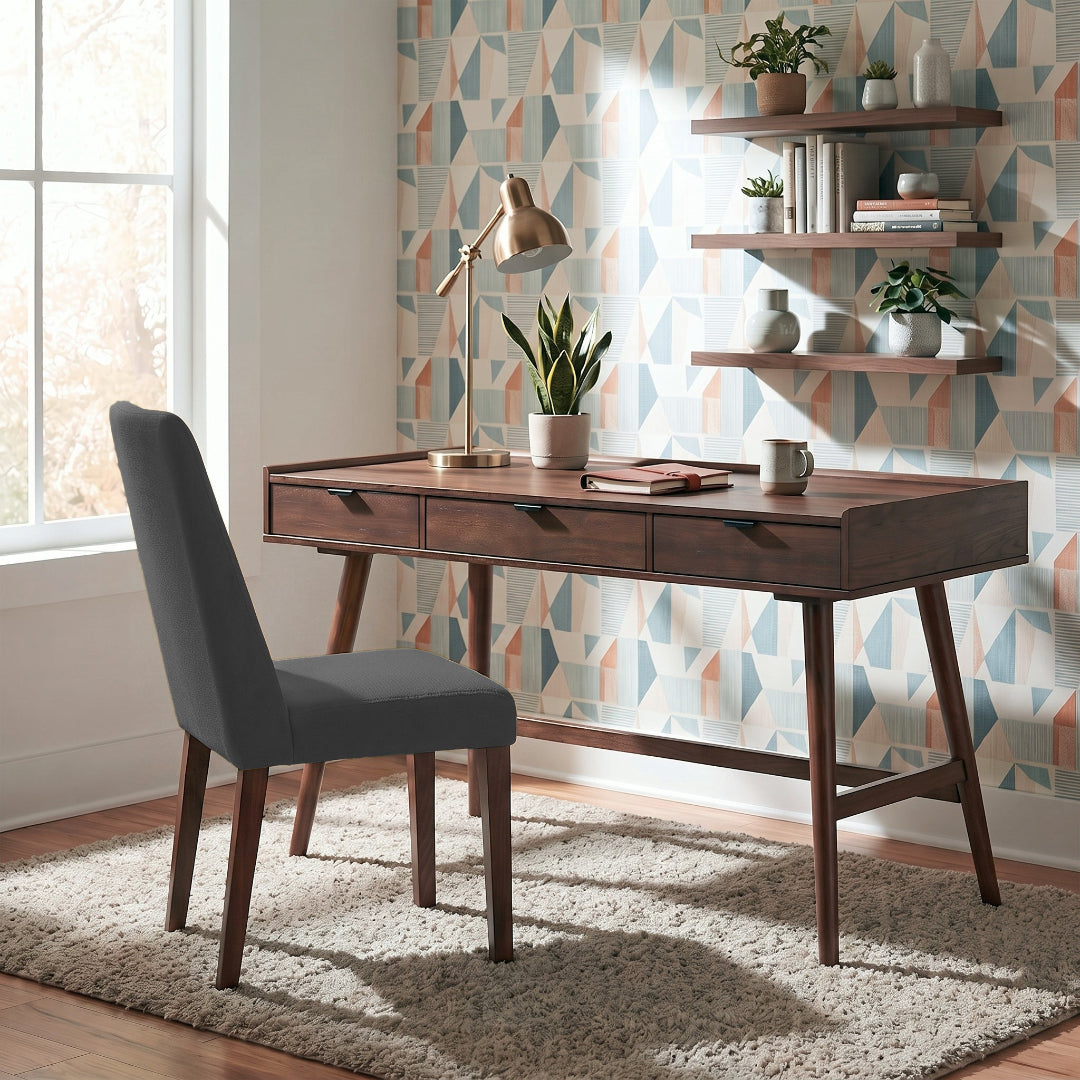 Lyncott Desk with Chair from Signature Design by Ashley - Gray finish
