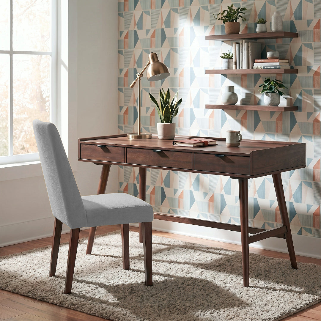 Lyncott Desk with Chair from Signature Design by Ashley - Gray finish