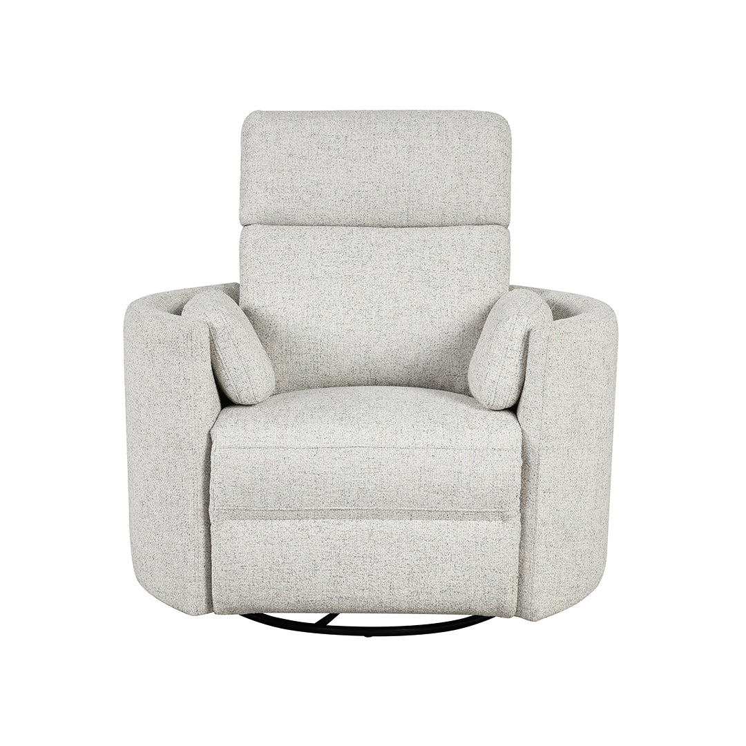 front silhouette of the arc power glider recliner