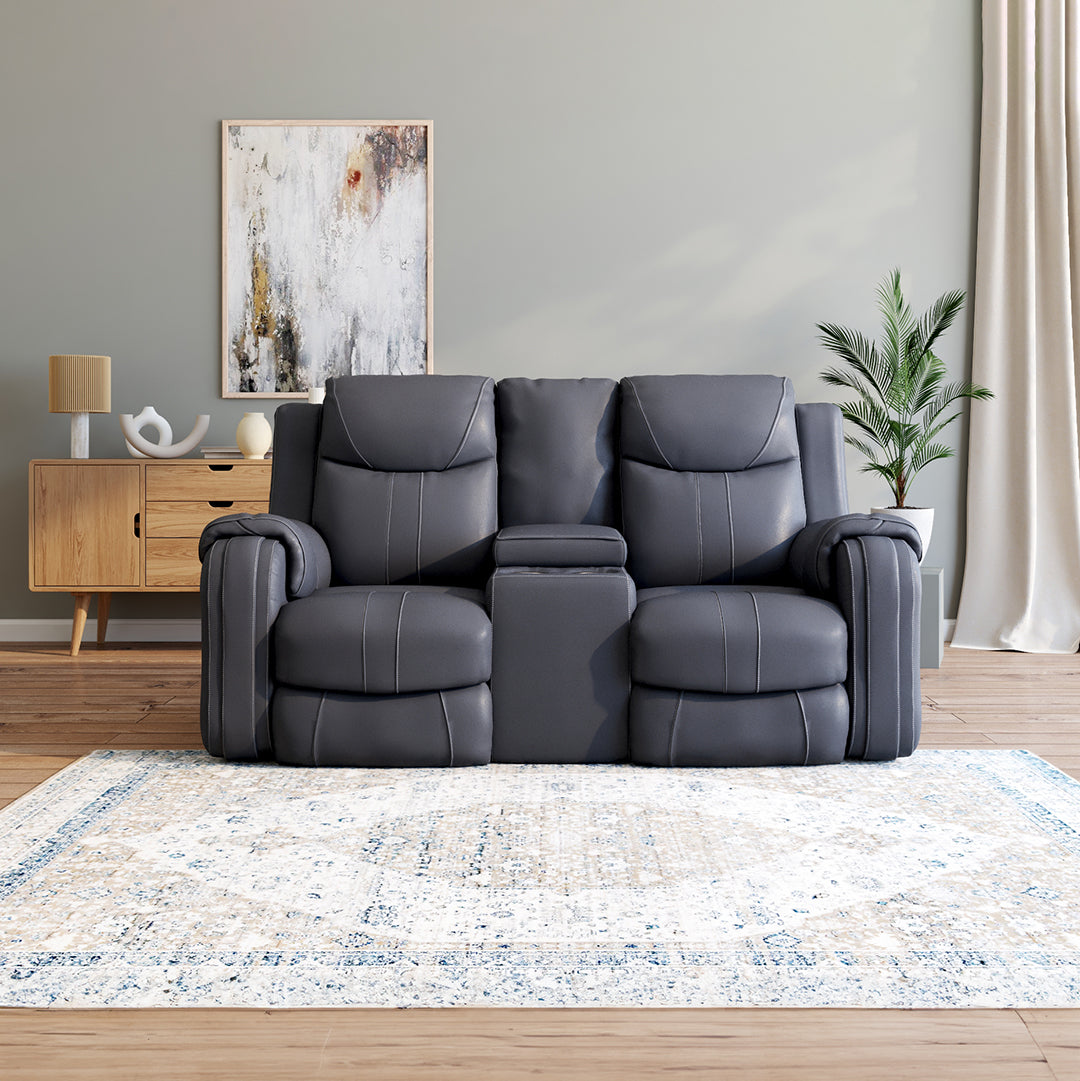 Marvel Console Loveseat with Power Headrest