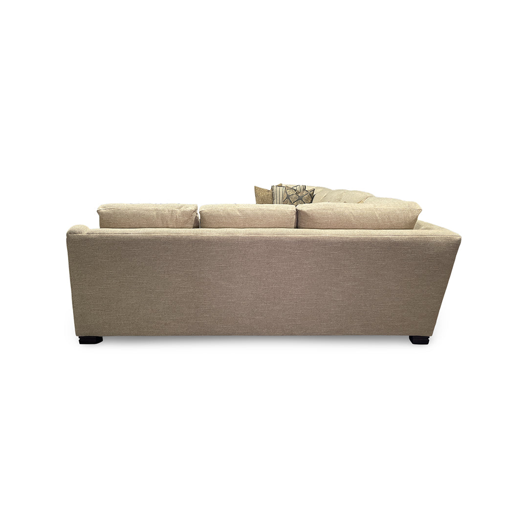Beige Chenille Maxine Sectional (3 piece sectional) from Smith Brothers - Additional view 4
