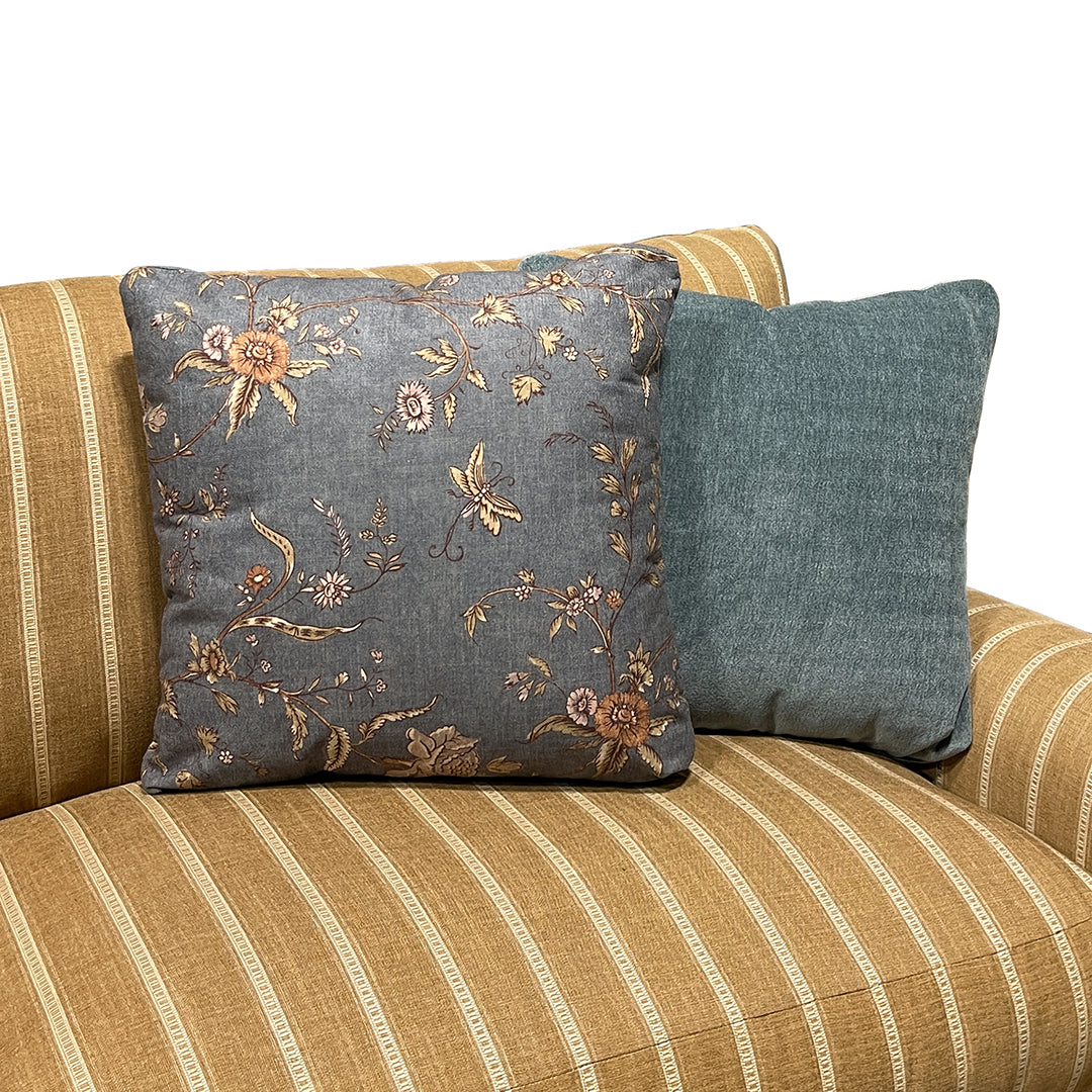 Meadowlark Sofa from Michael Nicholas Designs in Brown Chenille with Accent Pillows, Hardwood Frame, Made in USA - Additional view 7