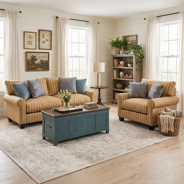 Meadowlark Chair and a Half from Michael Nicholas Designs in Brown Chenille, Made in USA - Alternate angle