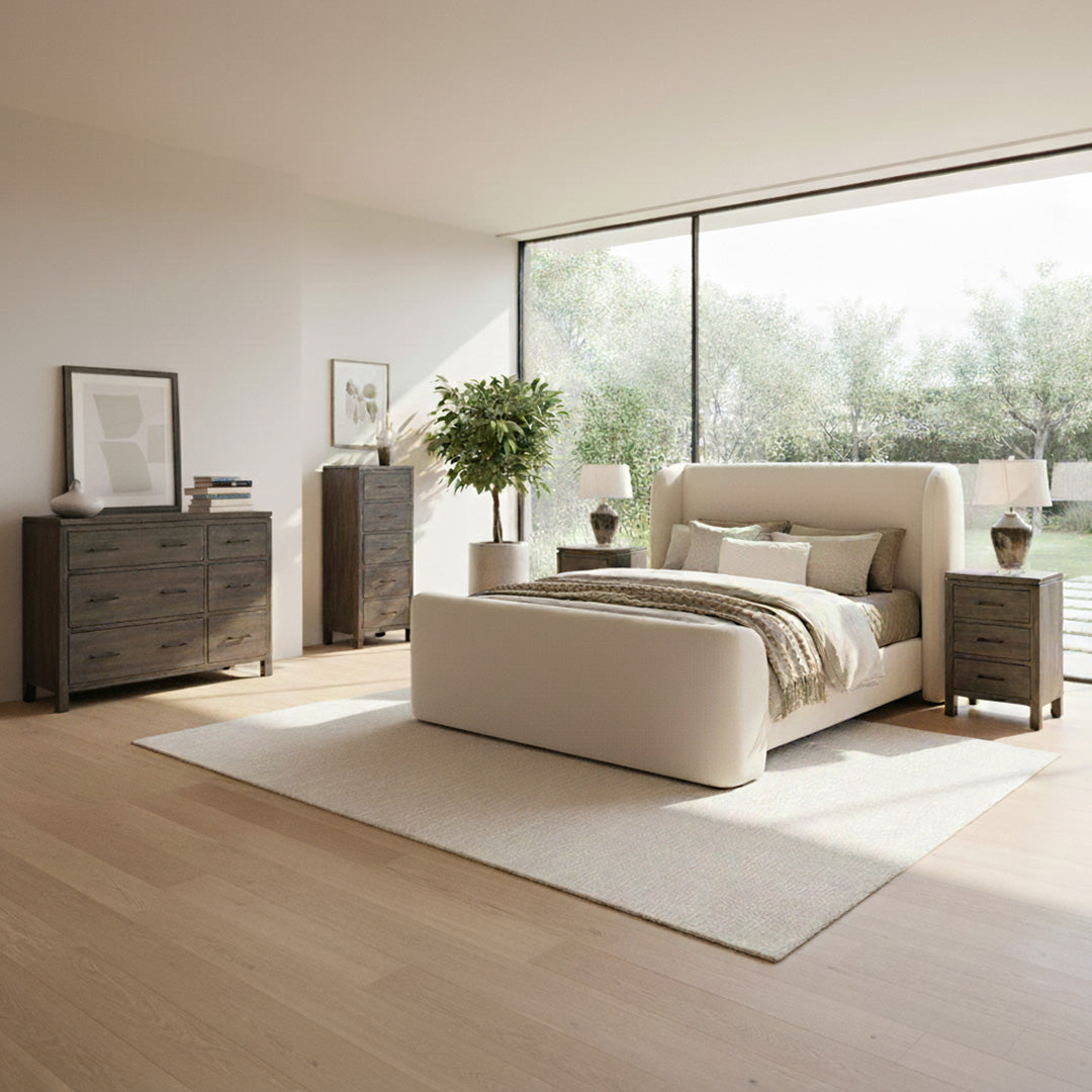 2 West Nightstand - Brown