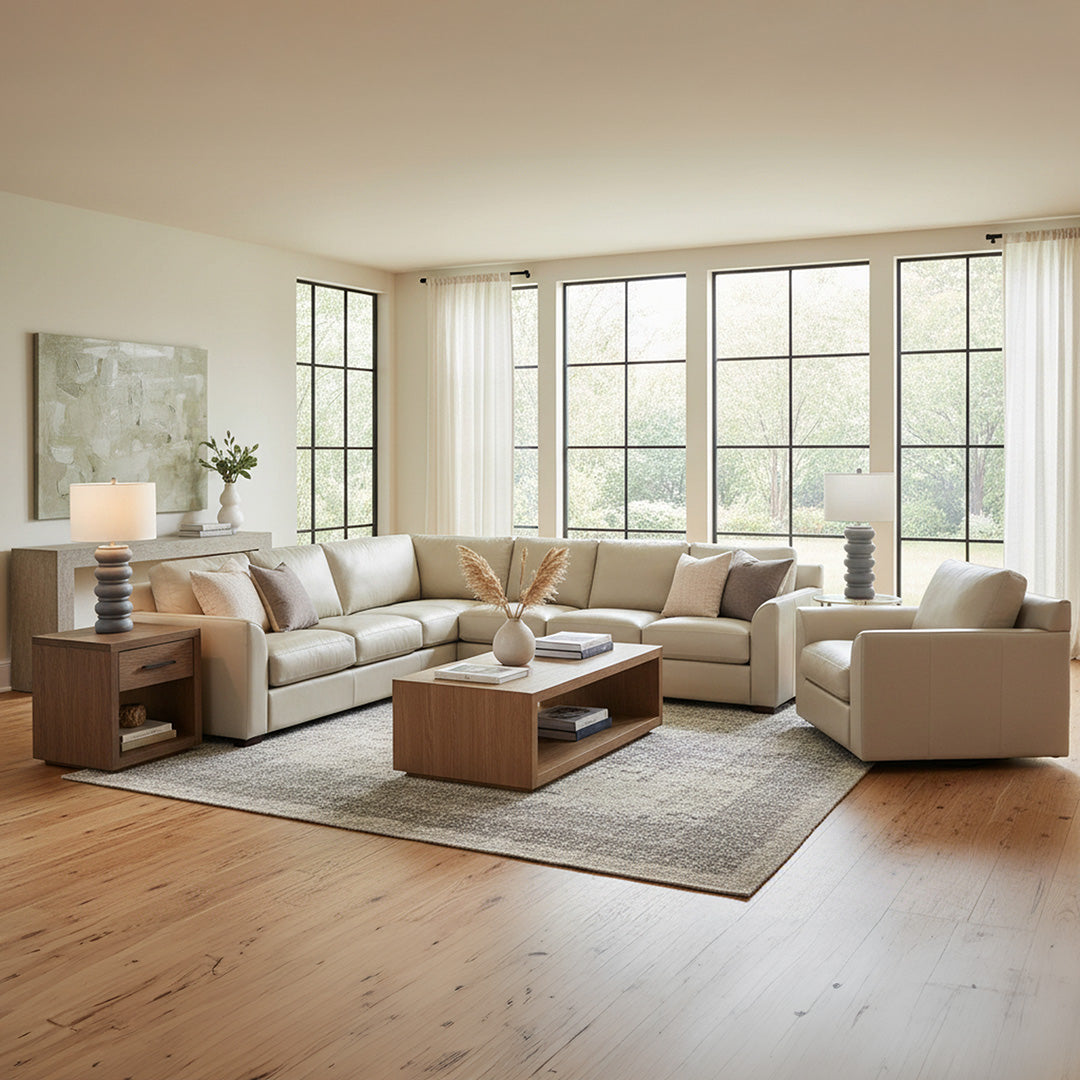 Montreal Leather Sectional