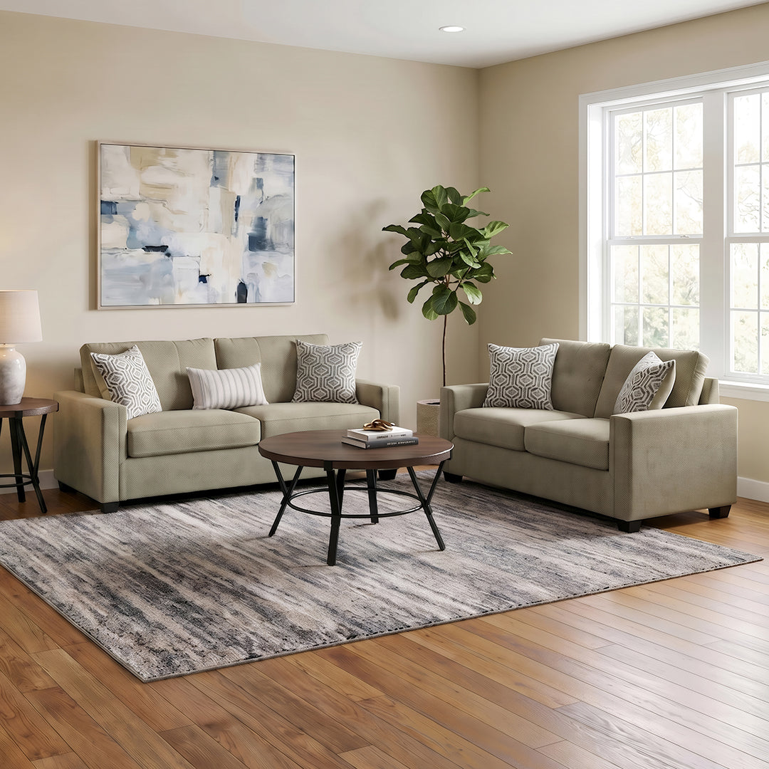 North Sofa and Loveseat
