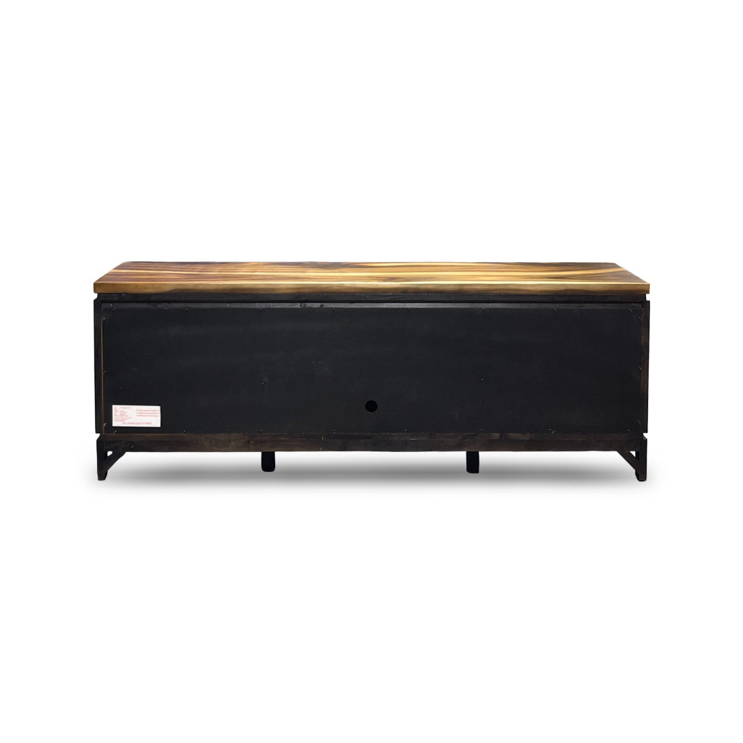 Brown Oakton TV Console from Pitman Fry - Console feature