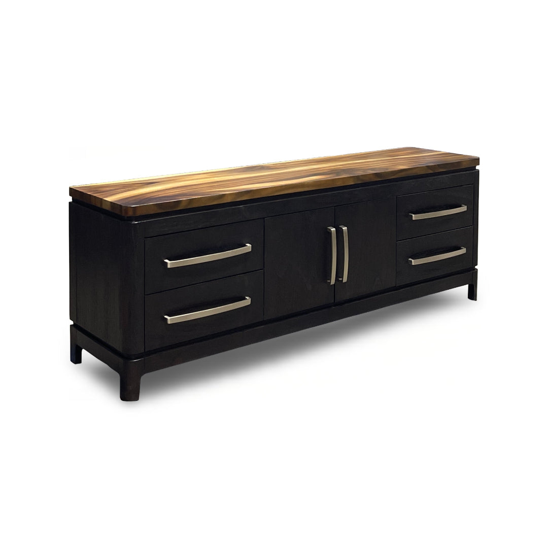Brown Oakton TV Console from Pitman Fry - Console feature