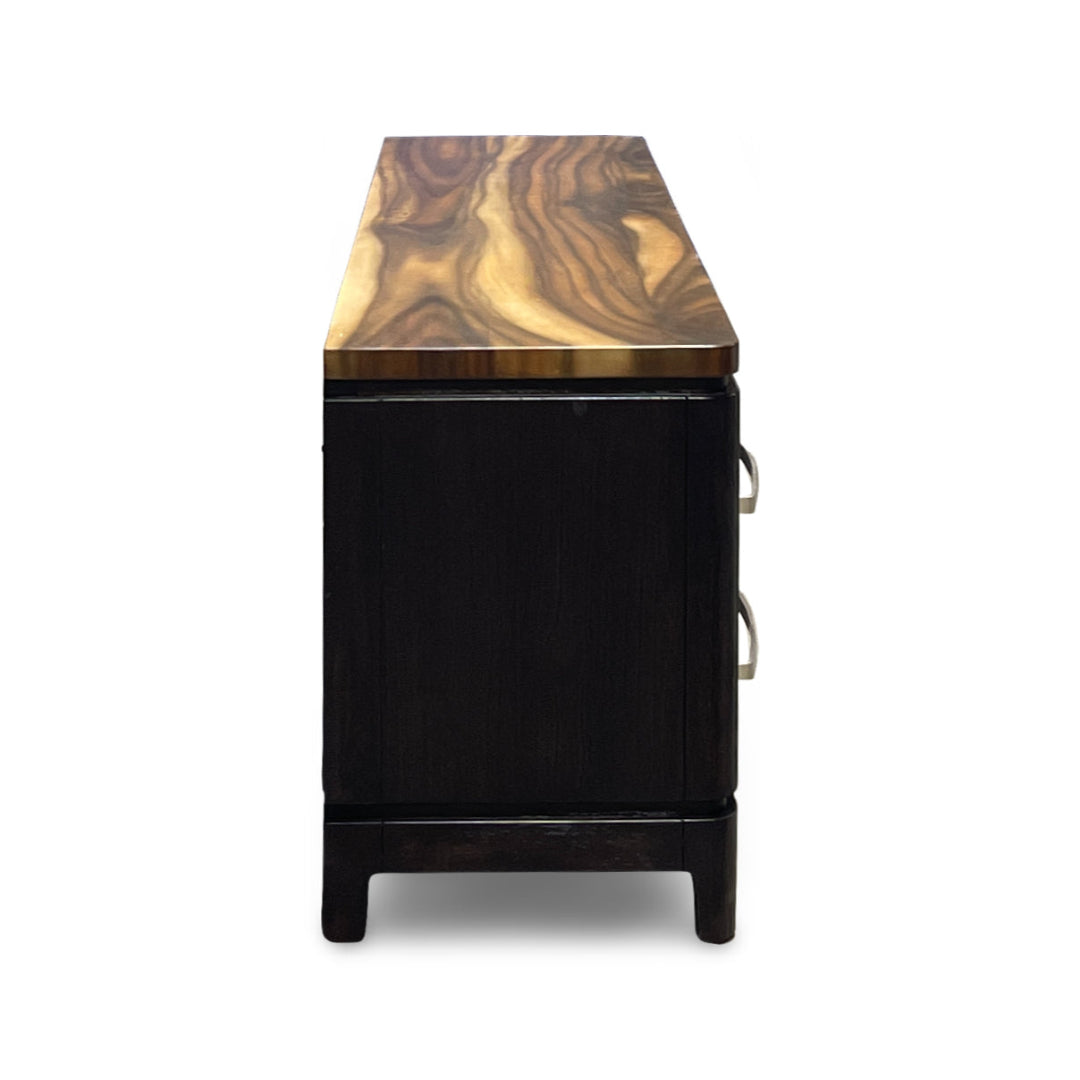 Brown Oakton TV Console from Pitman Fry - Console feature