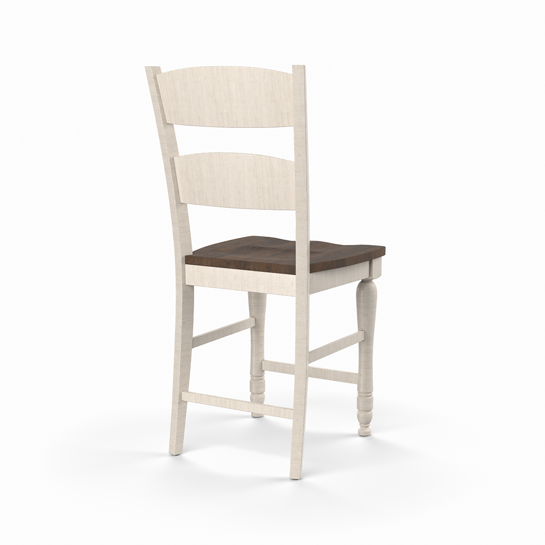 Taburete del condado de Madison - Blanco