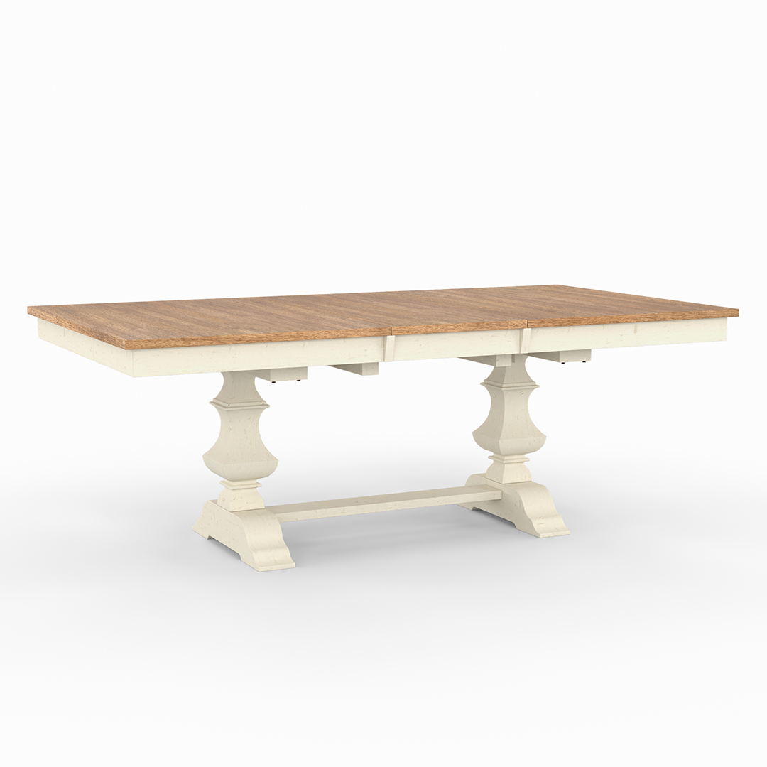 White Solid wood Banks Dining Set (5pc) from John Thomas (Whitewood IND) - Detail view