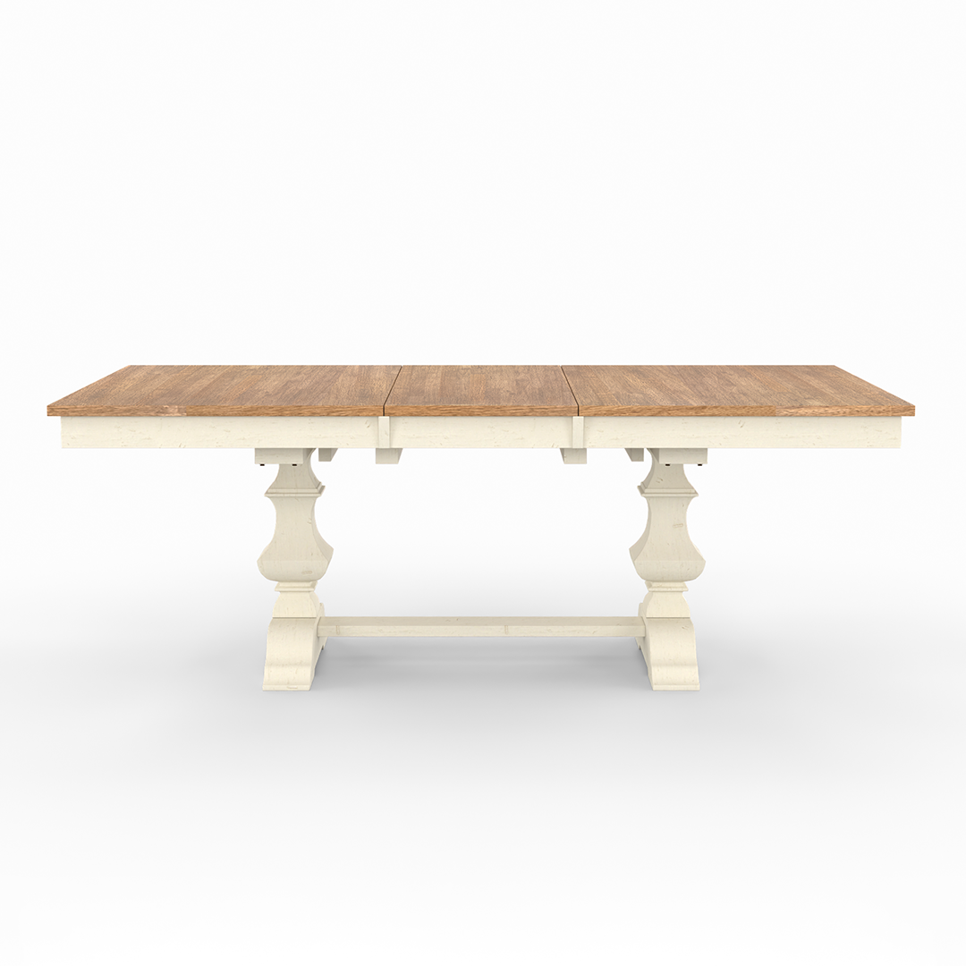 White Solid wood Banks Dining Set (5pc) from John Thomas (Whitewood IND) - Additional view 4