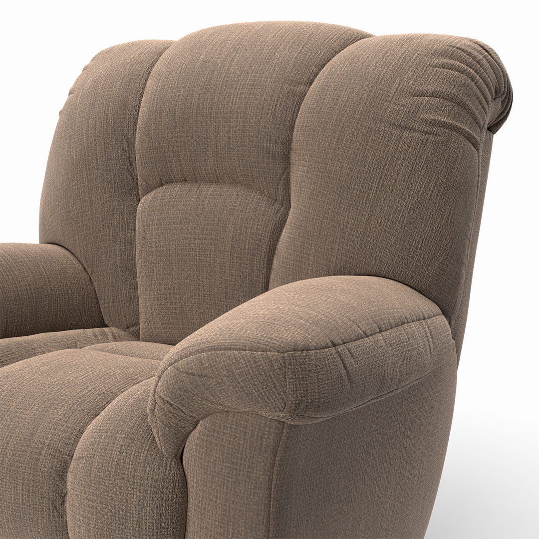 Equalizer Rocker Recliner from Home Stretch in Fabric with Manual Recline, Made in USA - Additional view 16