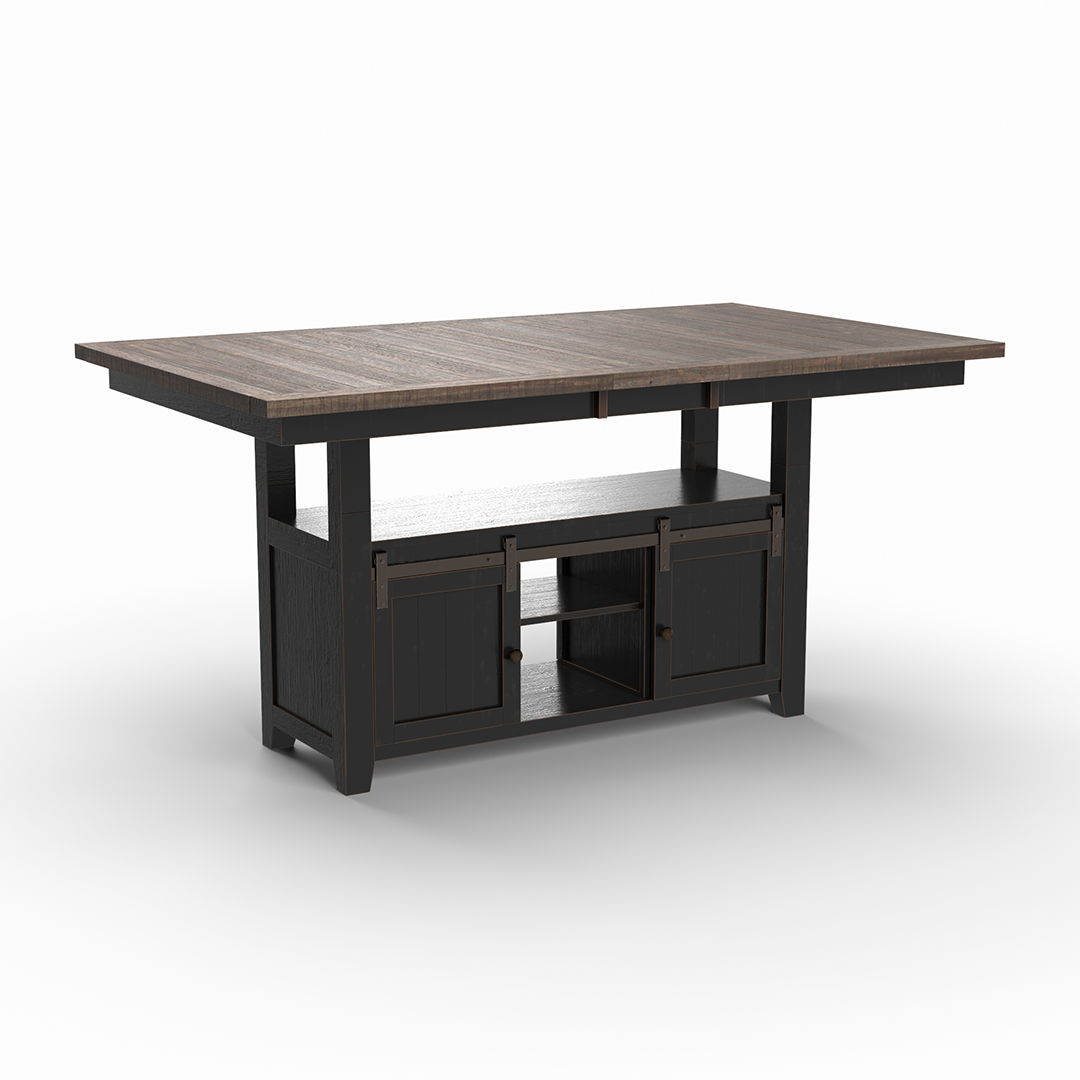 Madison County High-Low Table - Black