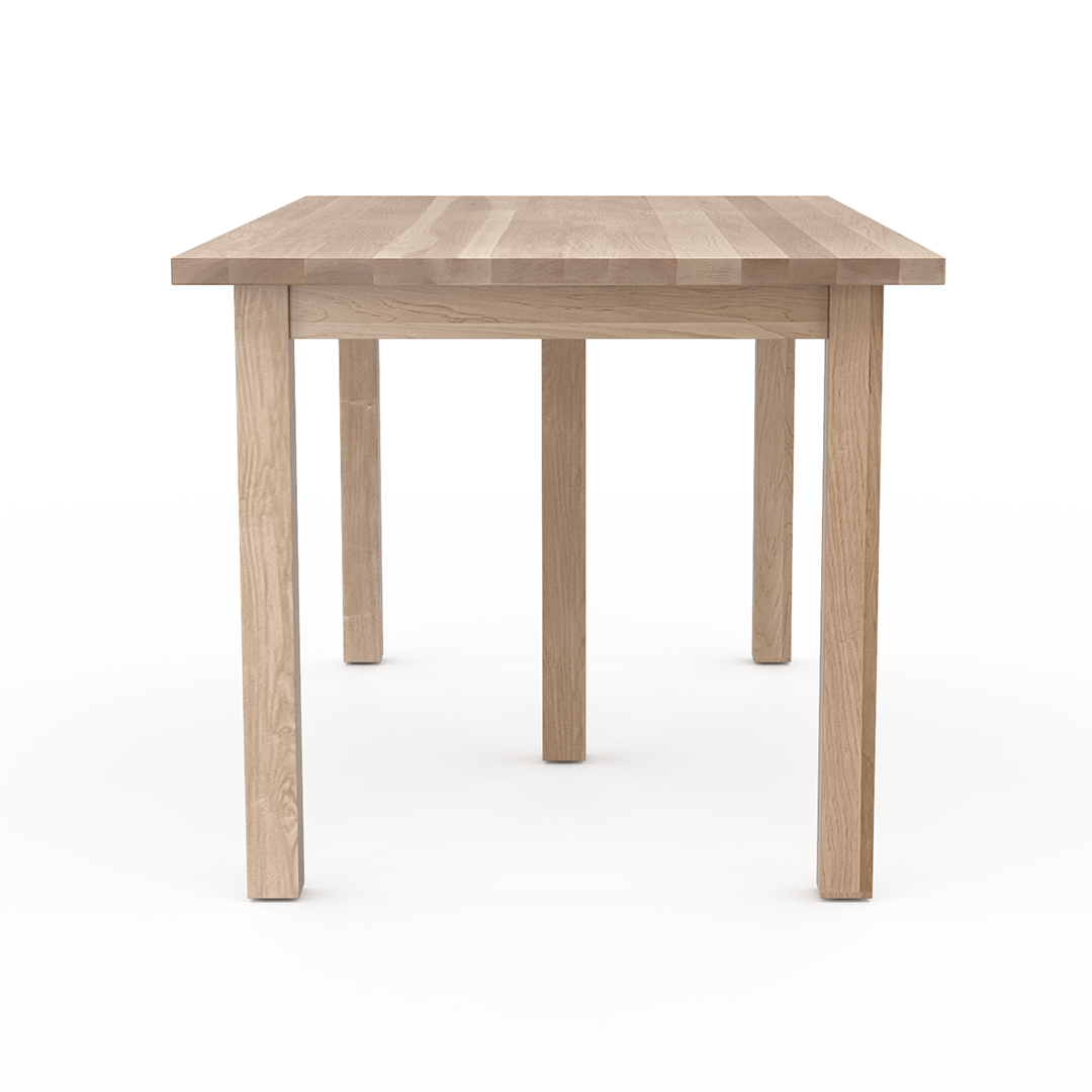 Mesa de mostrador de tablones - Arce