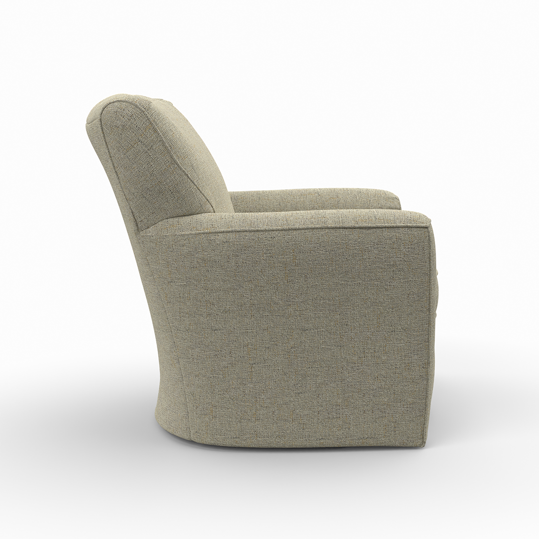 Beige Kaylee Swivel Chair with Swivel from Best Home Furnishings - Additional view 4