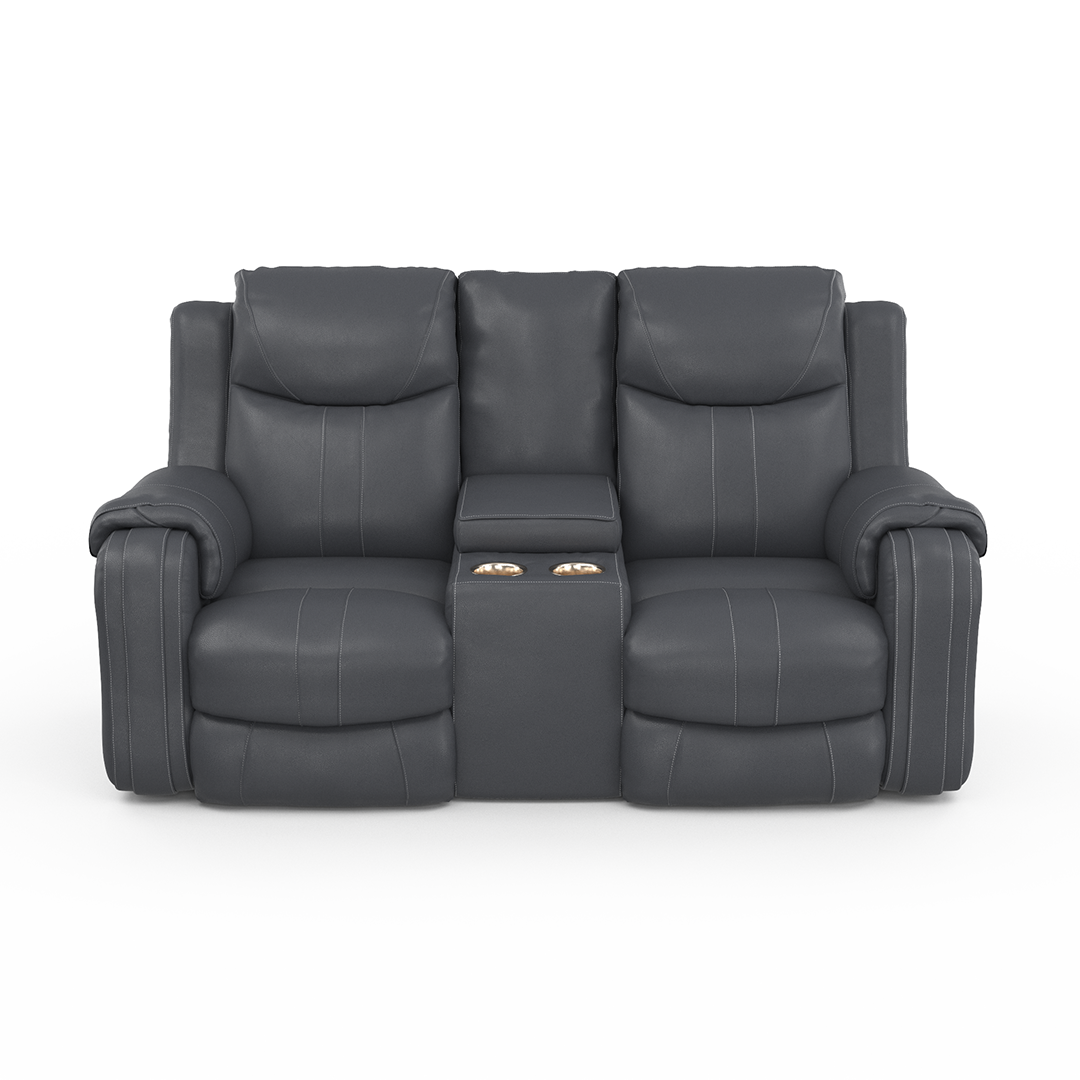 Marvel Console Loveseat with Power Headrest