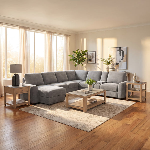 Paris Power Sliding Sectional