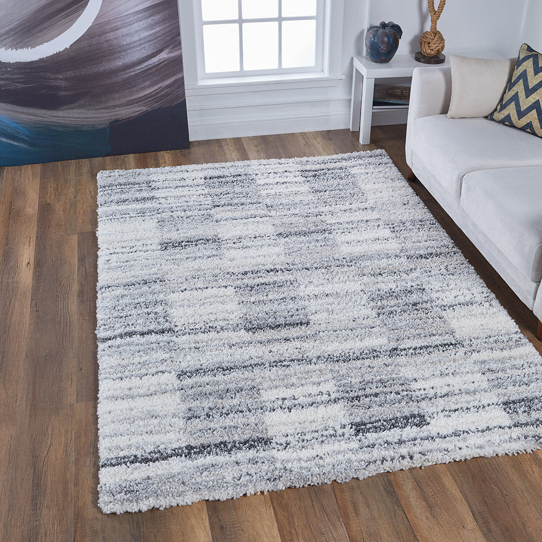 Alfombra de paisaje gris fénix