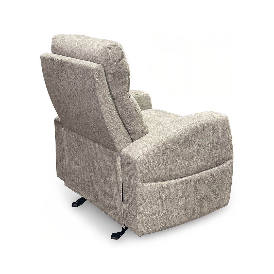 Pontenza Power Glider Recliner from Washington in Polyester with Power Recline, Power Recline - Reclined position