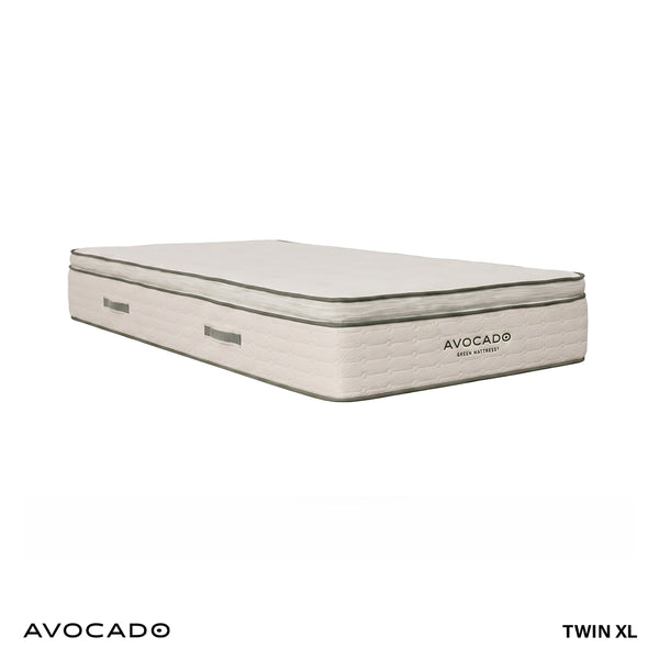 Medium Avocado Pillowtop Green Mattress from Avocado Mattress in Queen Cotton / Natural Fiber Blend, Made in USA - Alternate angle