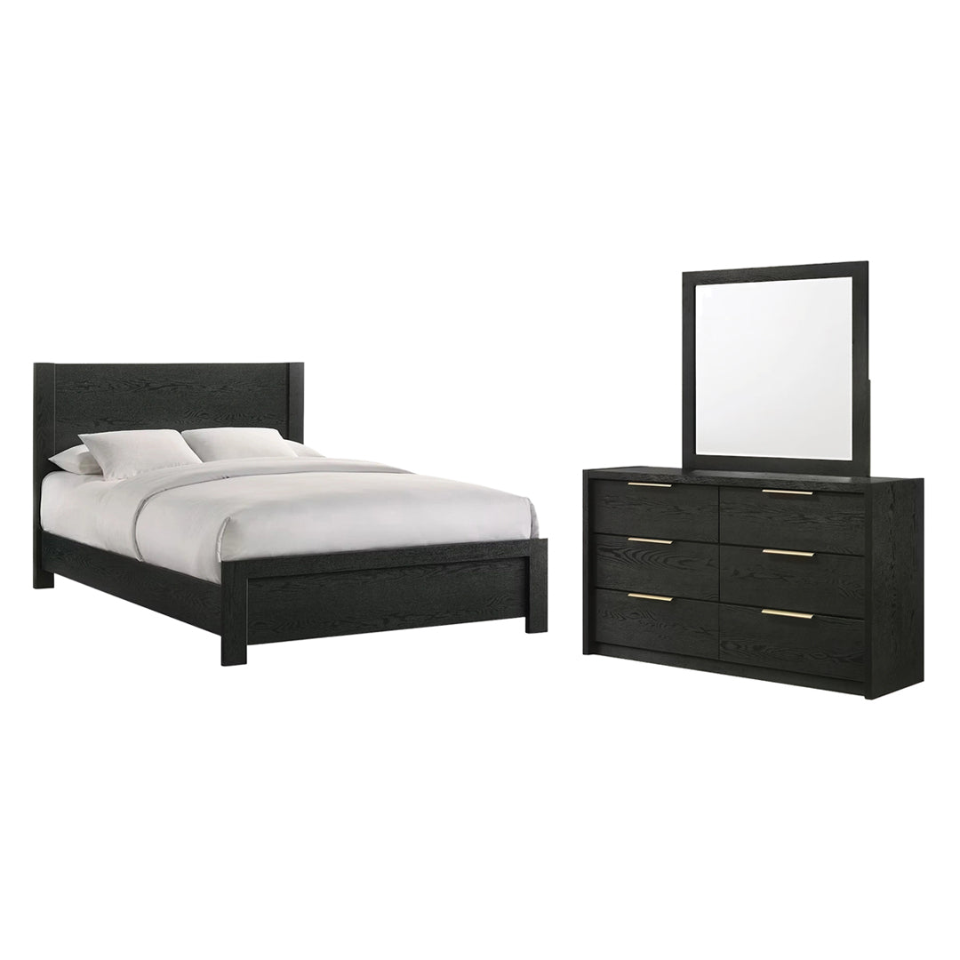Southbend Bedroom Group from Elements International in Queen Black - Additional view 10