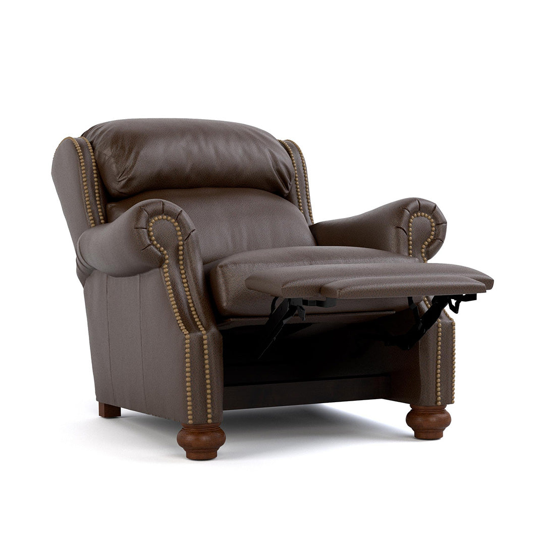 Sillón reclinable de cuero Durango