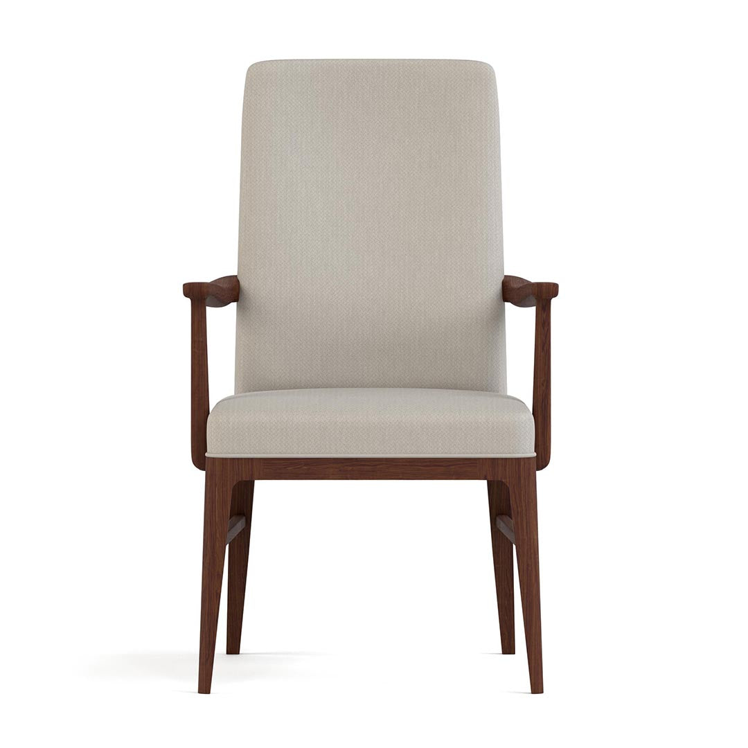 Walnut Grove Tall Leather Arm Chair