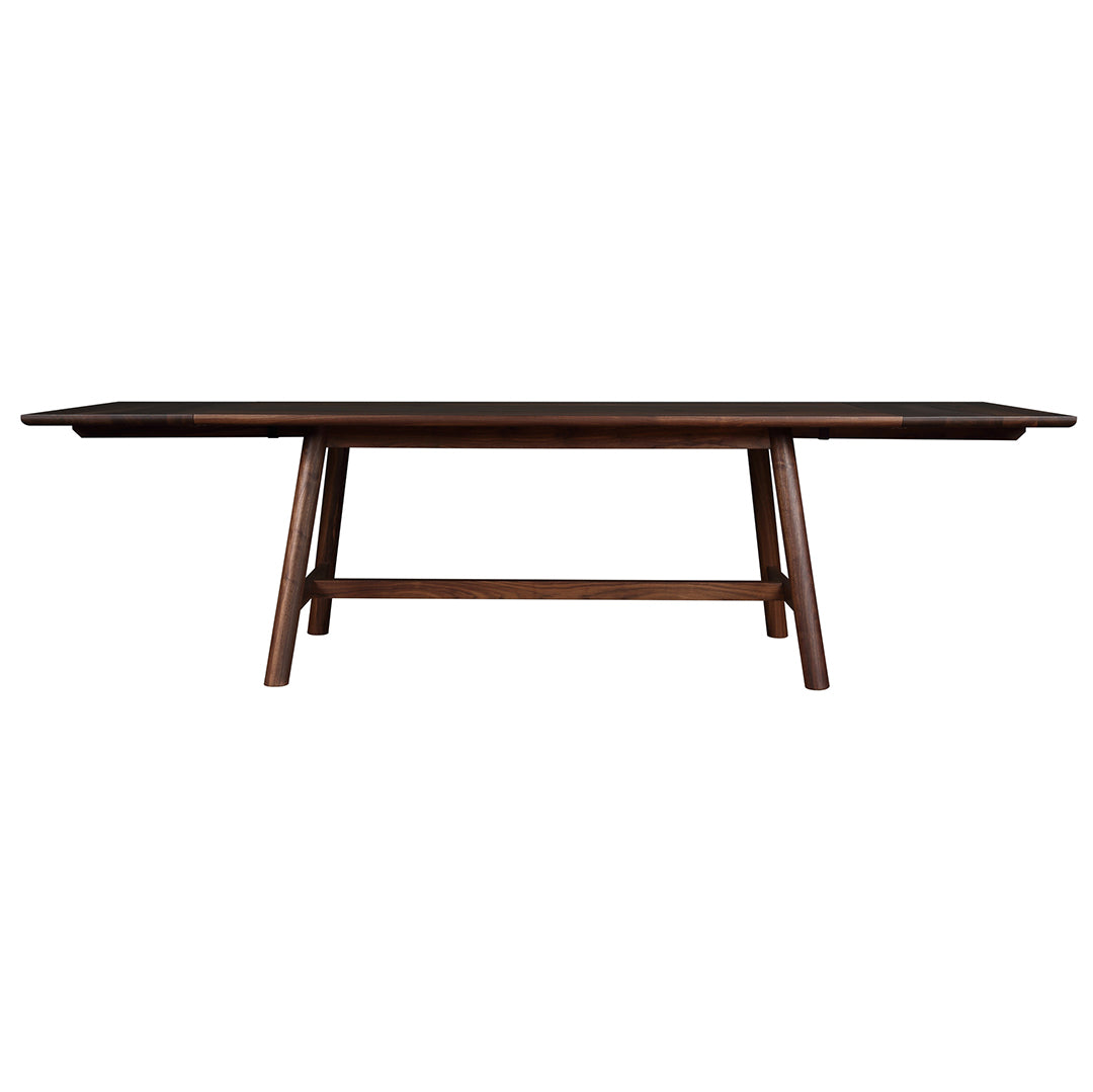 Mesa de comedor Walnut Grove con hojas