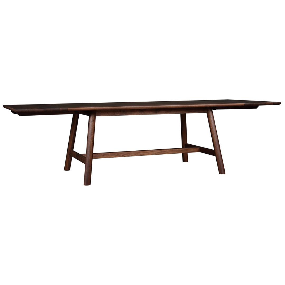 Mesa de comedor Walnut Grove con hojas
