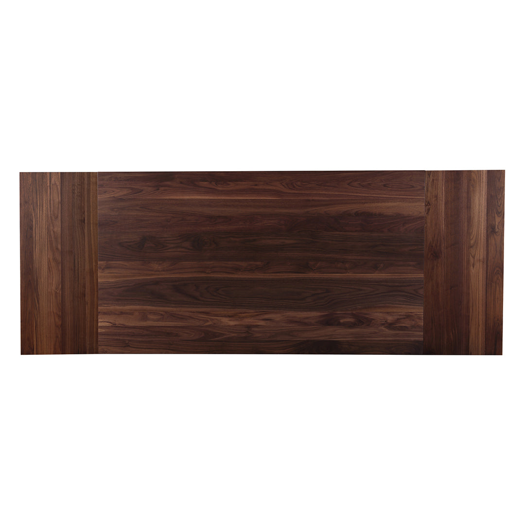 Mesa de comedor Walnut Grove con hojas