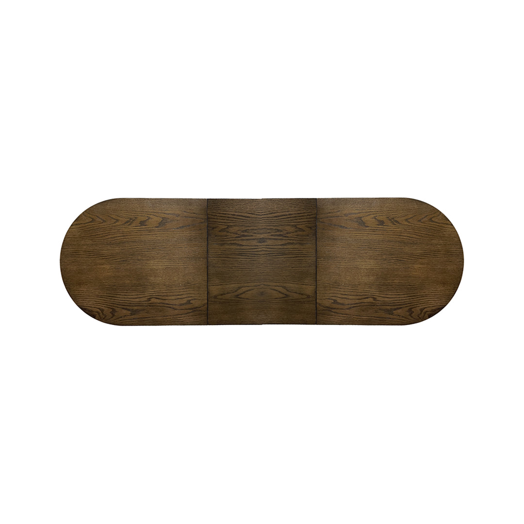 Reeded Flex Expandable Bench from Davis Home in Brown Veneer with Storage, Extension Leaf - Additional view 6