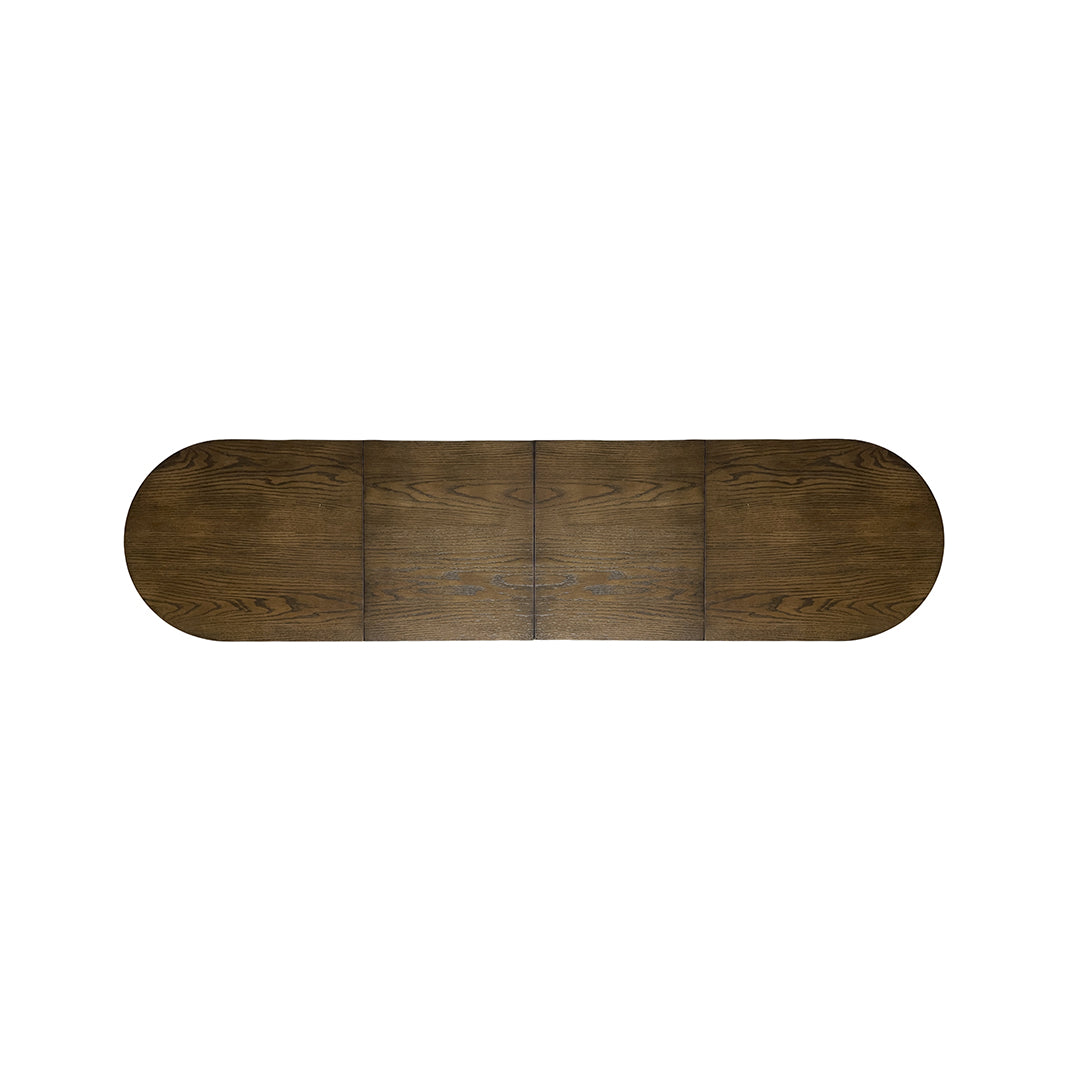 Reeded Flex Expandable Bench from Davis Home in Brown Veneer with Storage, Extension Leaf - Additional view 9