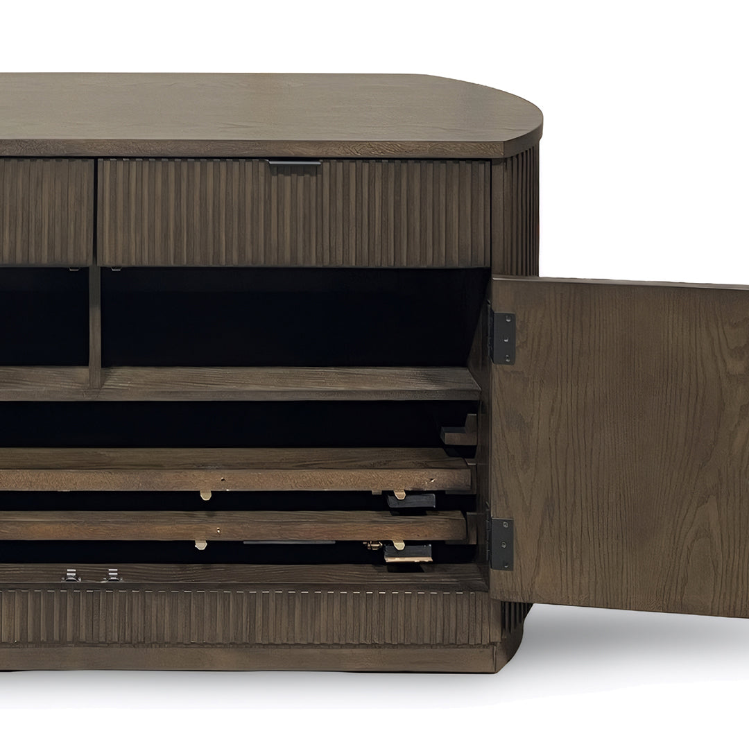 Reeded Flex Server from Davis Home in Brown Veneer - Additional view 9