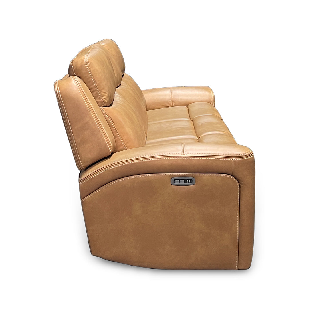 Sofá reclinable eléctrico Reno con mesa abatible